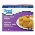 thumbnail image 1 of Great Value Chicken Breast Nuggets, 1 of 2