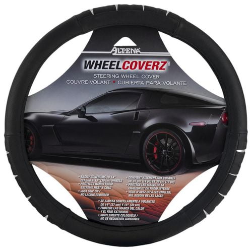 Alpena Black/Chrome Steering Wheel Cover Walmart Canada