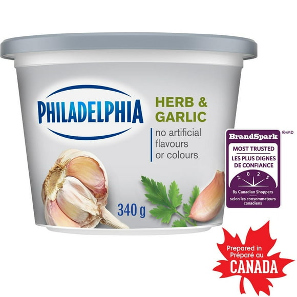 Produit Fromage à la crème Philadelphia Herbes et ail 340g