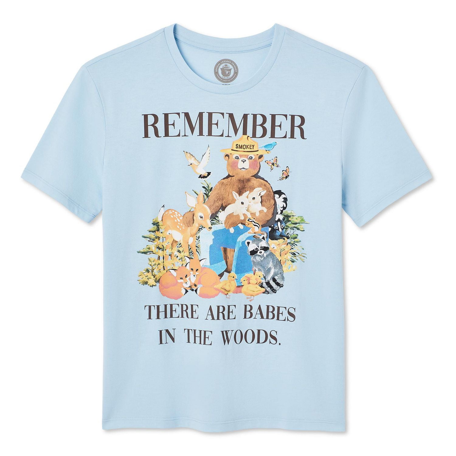 Smokey Bear Women's Short Sleeve Tee, Sizes XS-XL