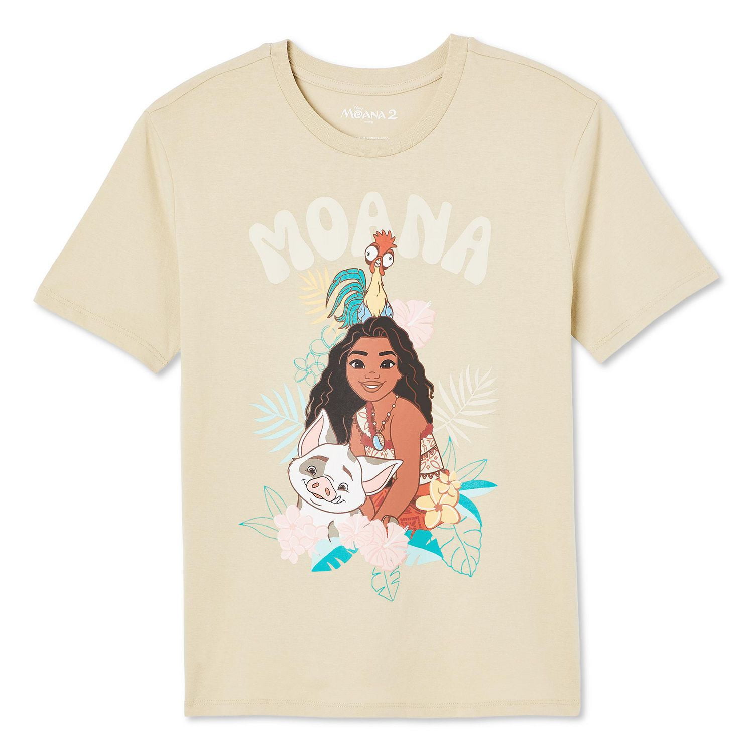 Disney Women's Moana Short Sleeve Tee, Sizes XS-XL