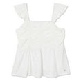 thumbnail image 3 of Justice Girls' Babydoll Eyelet Top, 3 of 3