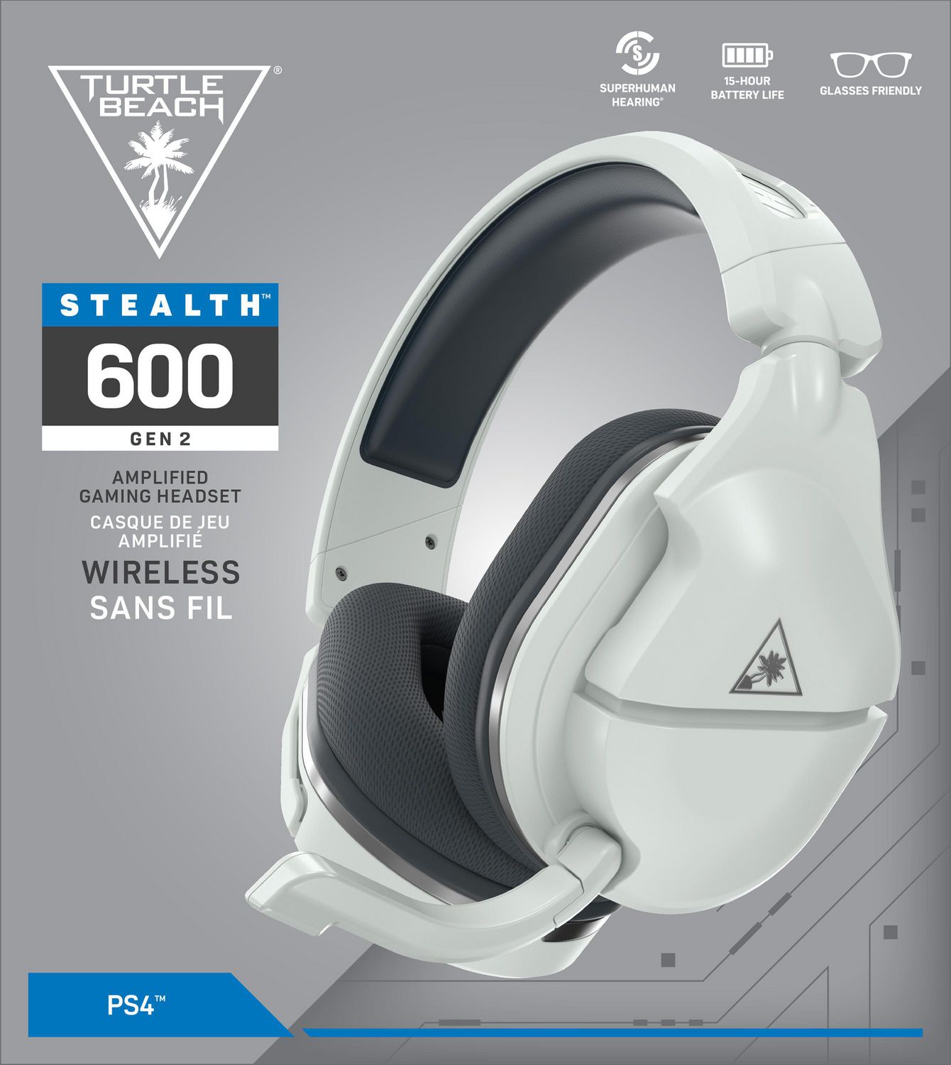 can you use turtle beach stealth 600 xbox on ps4