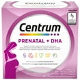 thumbnail image 1 of Centrum Prenatal+DHA Multivitamin Supplement with DHA/EPA Omega 3 Combo Pack, 120 Total Count, 1 of 9