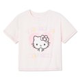 thumbnail image 3 of Hello Kitty Girls' Crop Short Sleeve Tee, 3 of 3