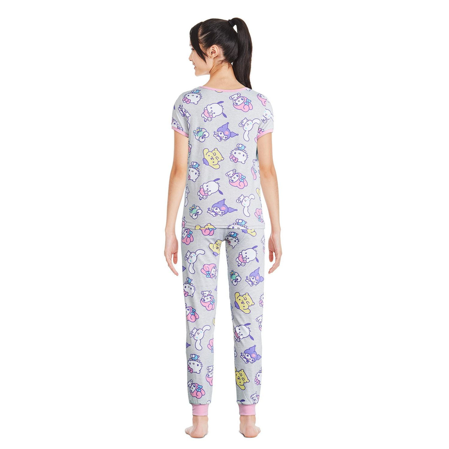 Hello Kitty and Friends Girls' Pajama 2-Piece Set