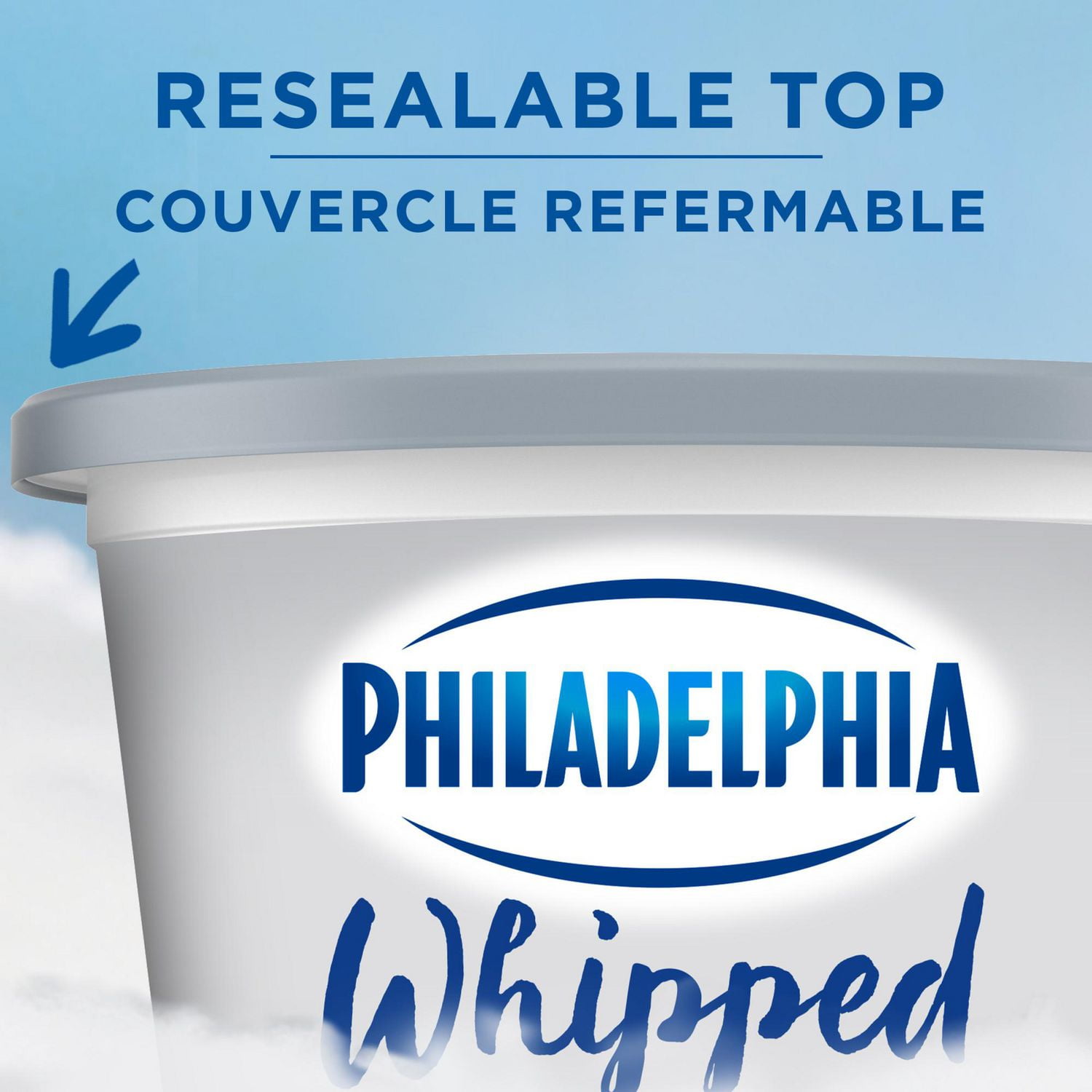 Philadelphia Whipped Cracked Pepper & Garlic Cream Cheese Product, 227g