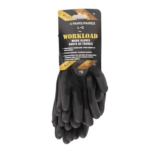 Workload PU Gant de palmier paquet de 3