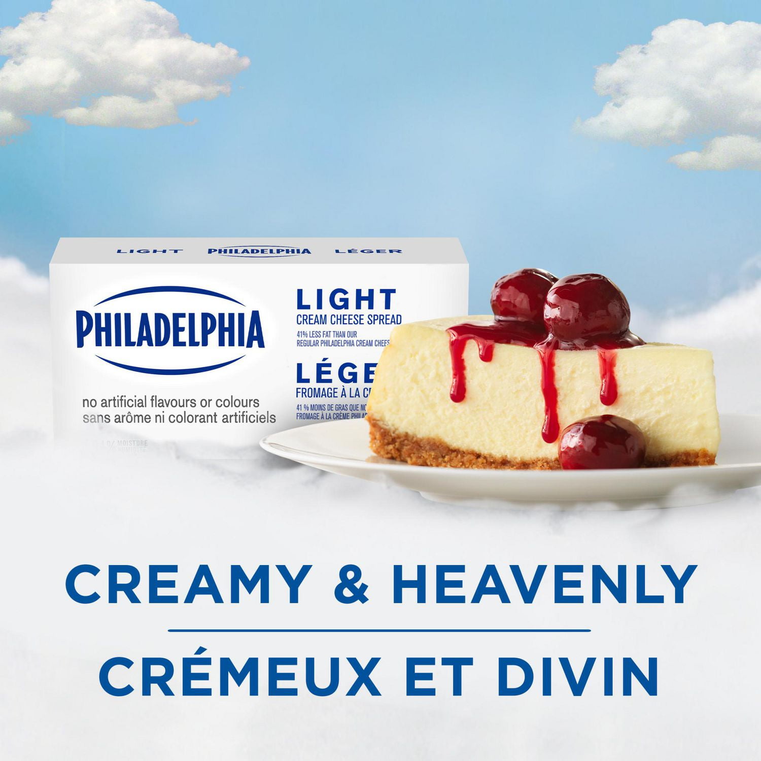 Philadelphia Light Brick Cream Cheese, 250g