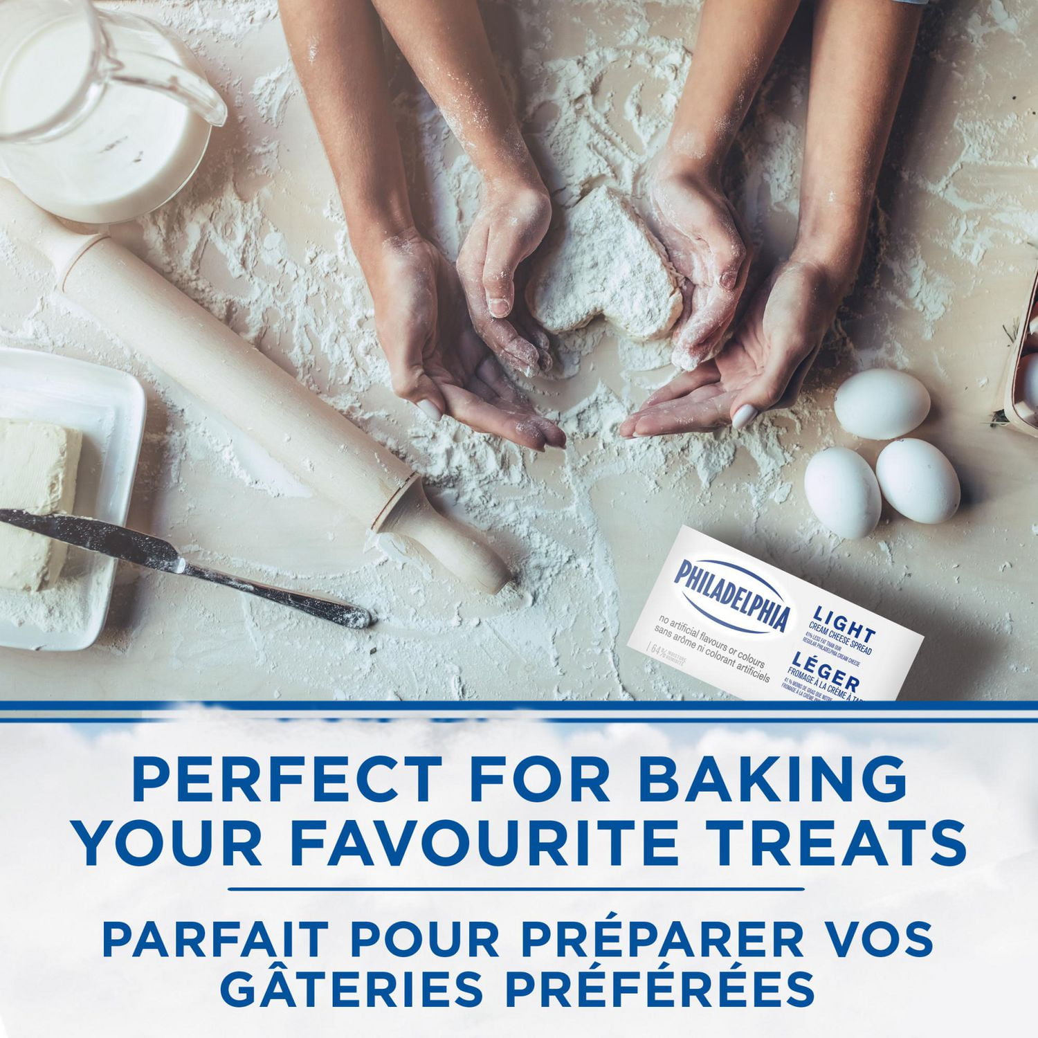 Philadelphia Light Brick Cream Cheese, 250g