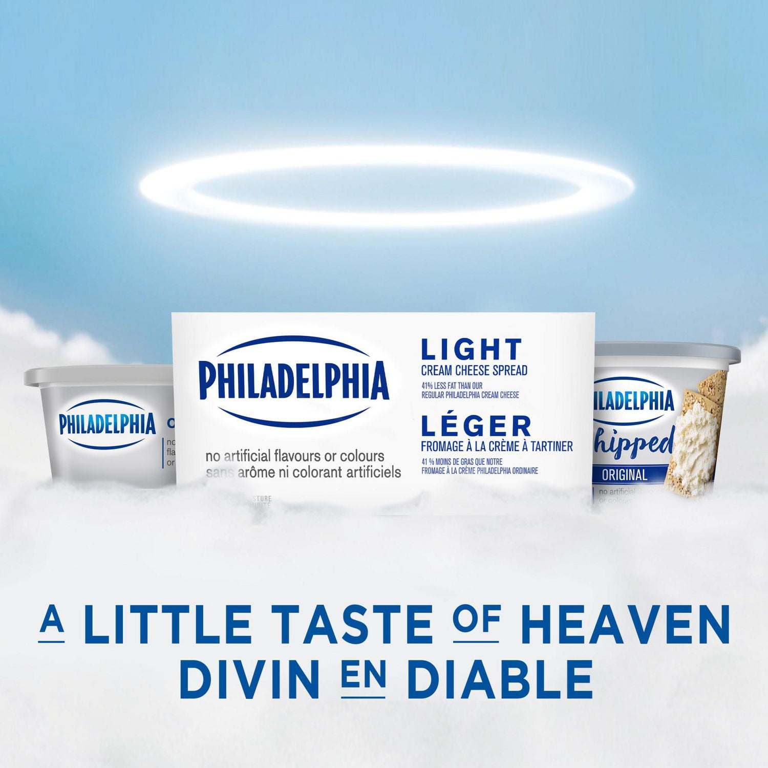 Philadelphia Light Brick Cream Cheese, 250g