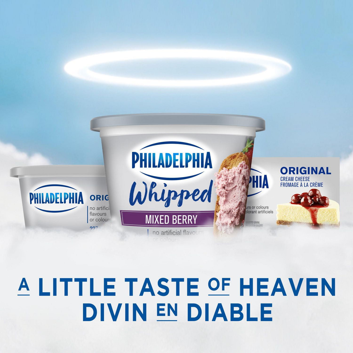 Philadelphia Mixed Berry Whipped Cream Cheese Product, 227g