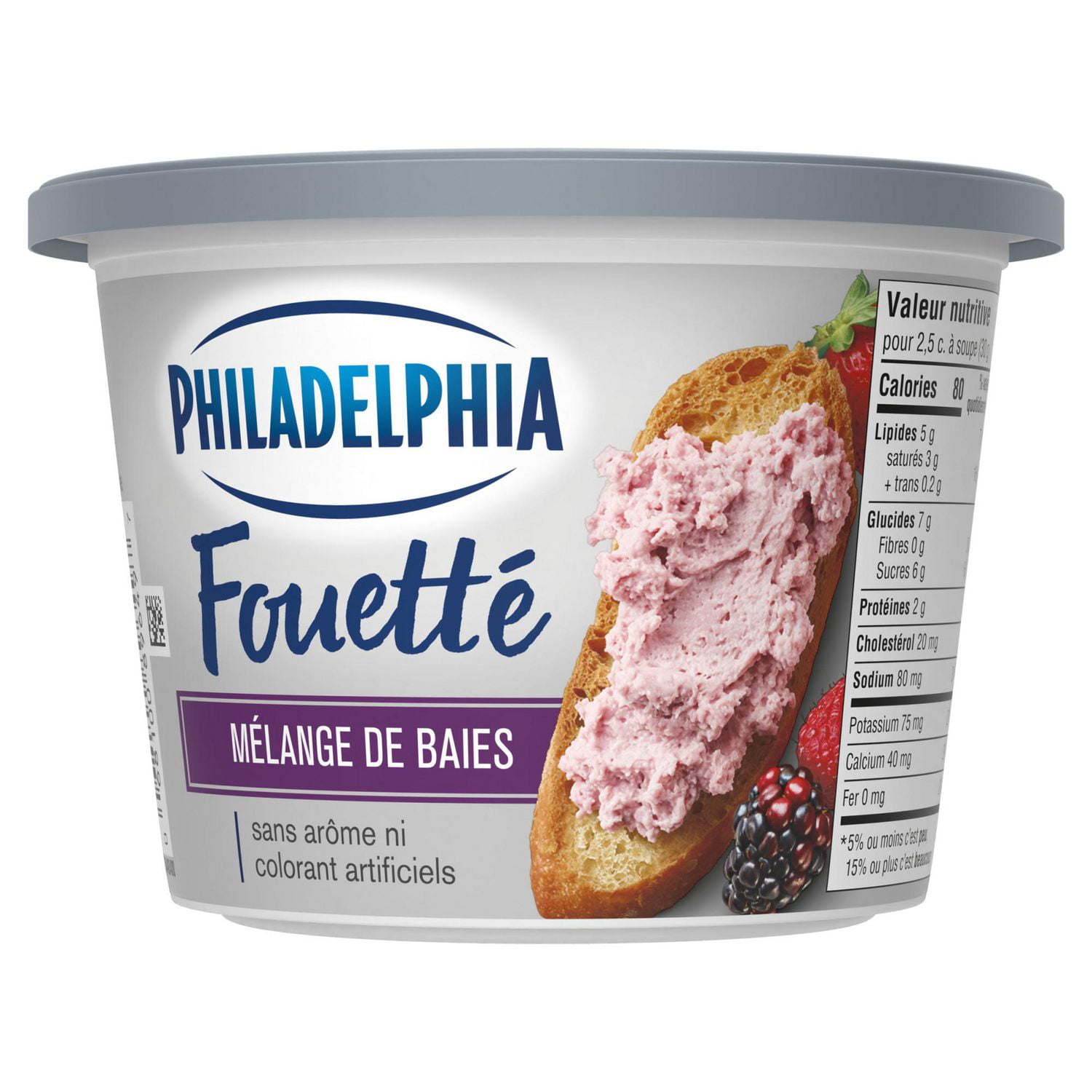 Philadelphia Mixed Berry Whipped Cream Cheese Product, 227g