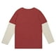 T-shirt rouge à imprimé « motor goods » et manches longues George British Design pour garçons – image 2 sur 2