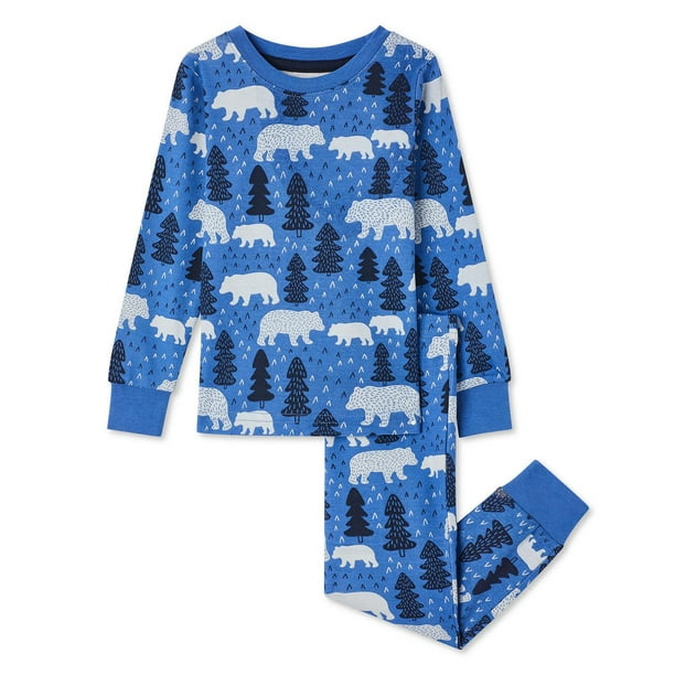 Toddler Boys' Cotton Pajamas 2Piece Set Walmart.ca