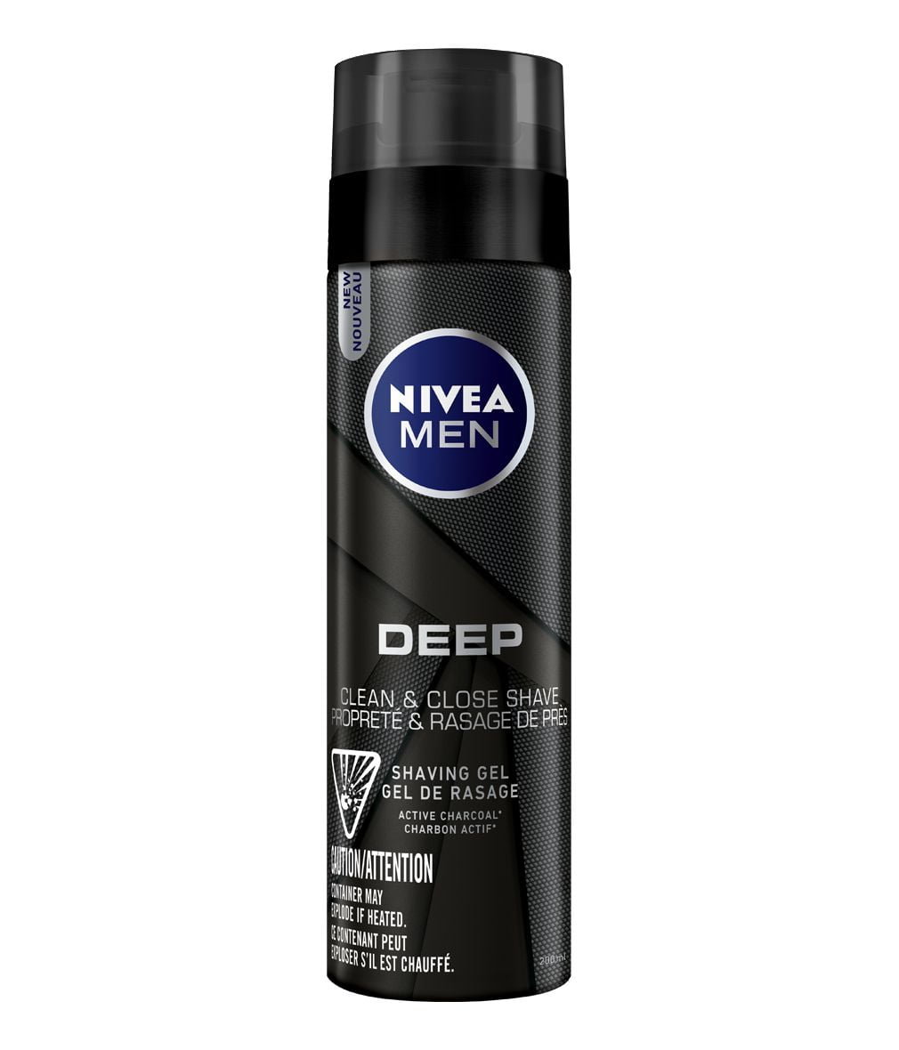 NIVEA Men DEEP Shaving Gel with Active Charcoal Walmart Canada