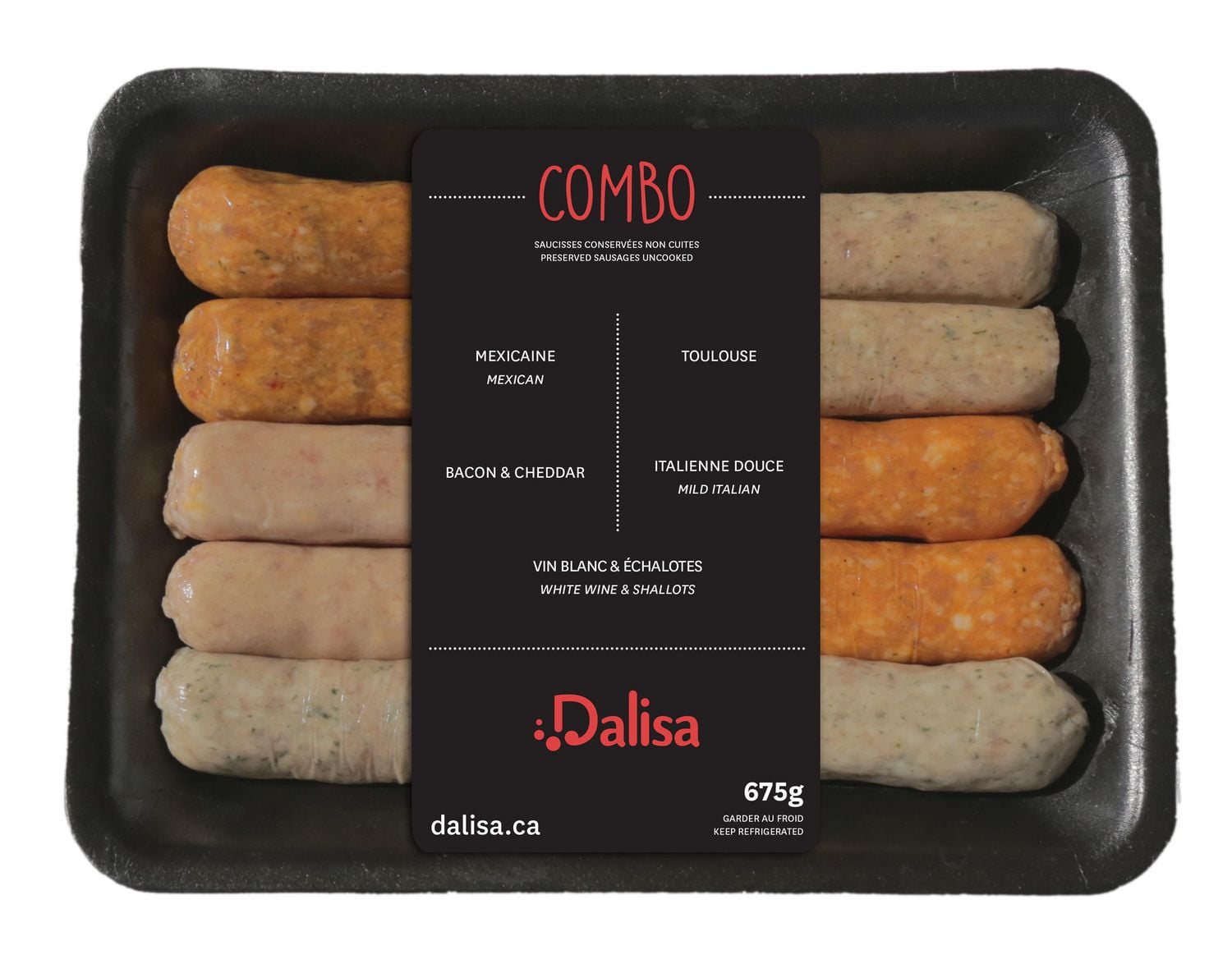 Dalisa Preserved Sausages Uncooked Combo 5 Flavours Walmart Canada