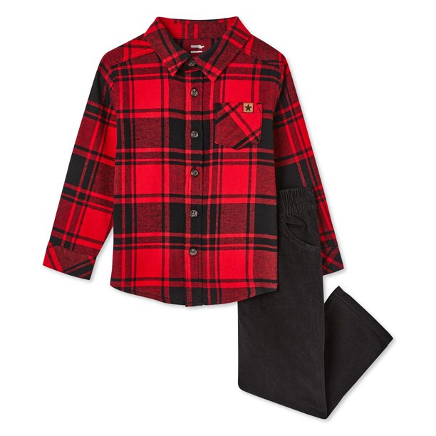 Toddler Boys' Flannel 2Piece Set Walmart.ca