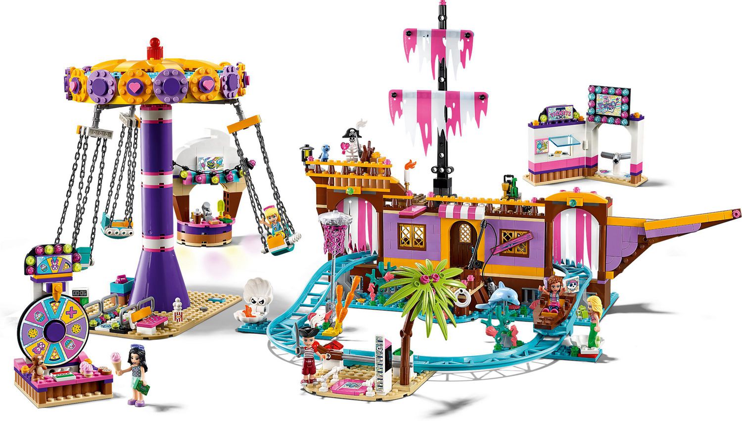 LEGO Friends Heartlake City Amusement Pier 41375 Toy Building Kit