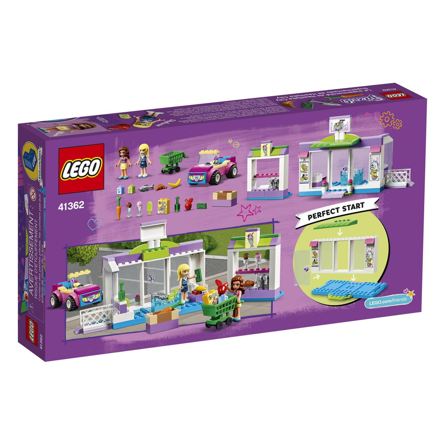 LEGO Friends Heartlake City Supermarket 41362 Toy Building Kit 140 Piece Walmart