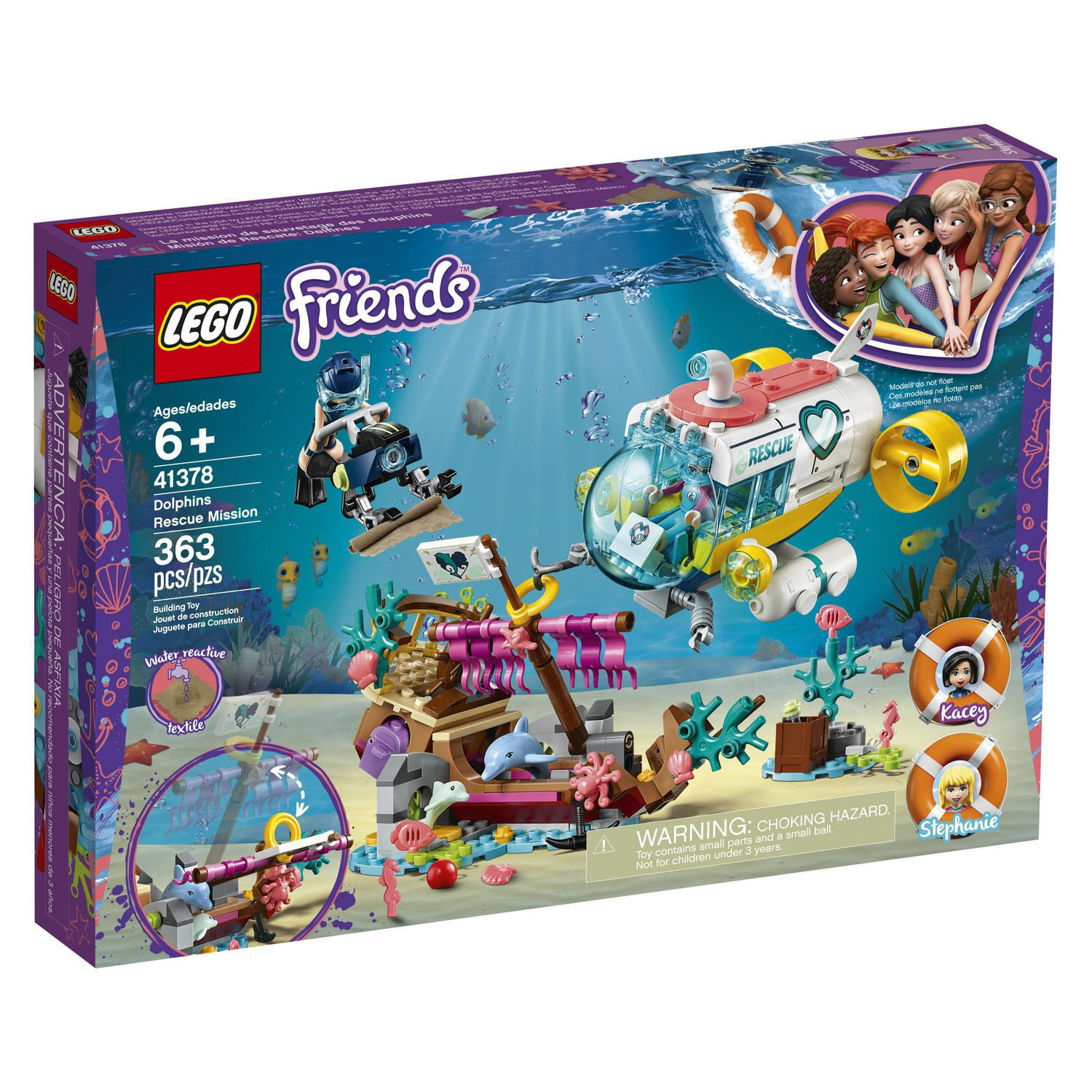 LEGO Friends Dolphins Rescue Mission 41378 Toy Building Set