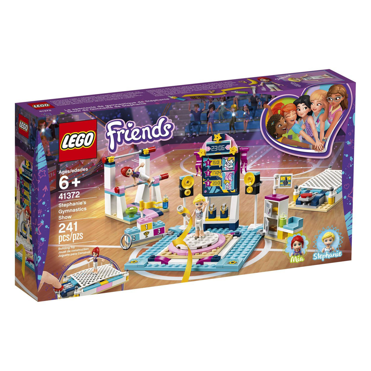 LEGO Friends Stephanie's Gymnastics Show 41372 Toy Building Kit