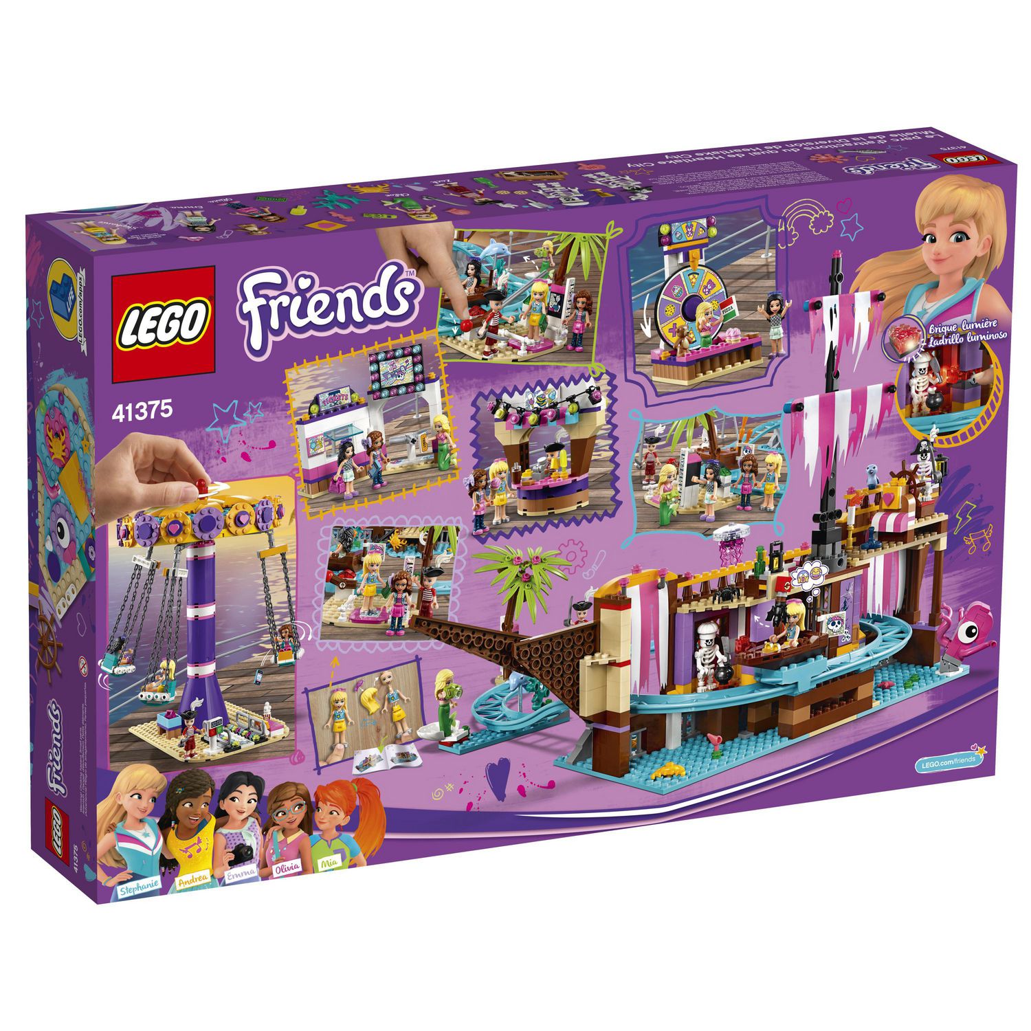 LEGO Friends Heartlake City Amusement Pier 41375 Toy Building Kit