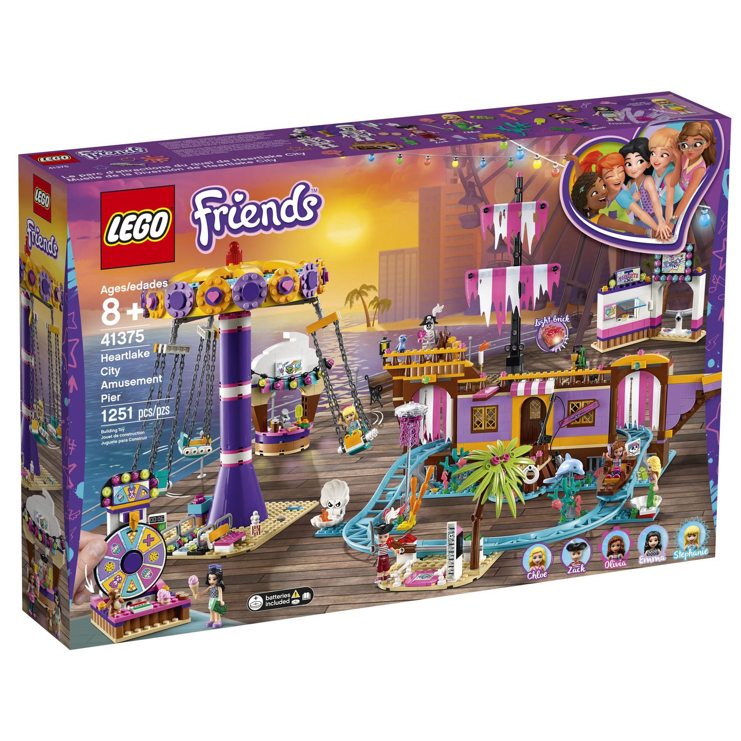 LEGO Friends Heartlake City Amusement Pier 41375 Toy Building Kit