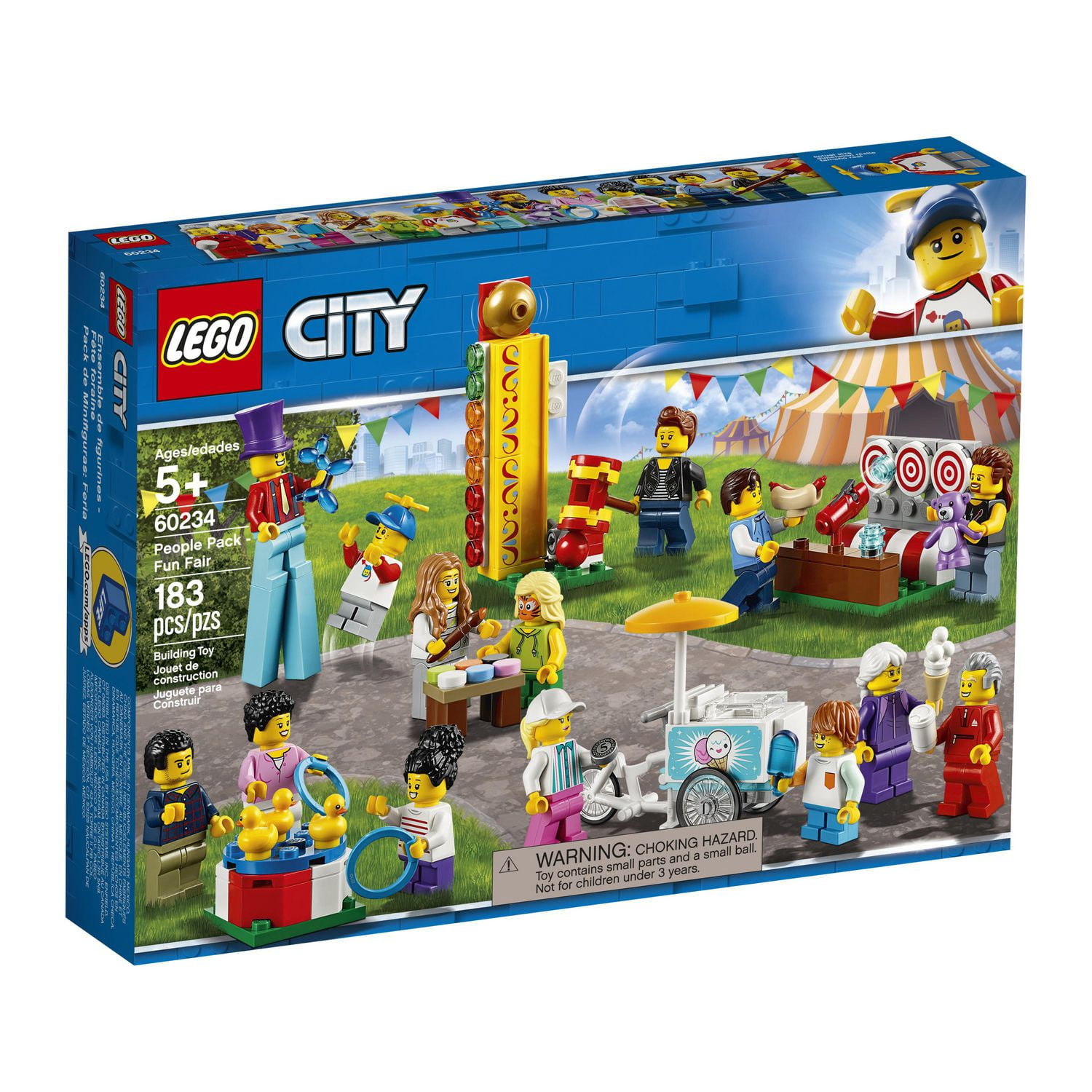 LEGO® City People Pack – Fun Fair 60234 Toy Building Kit (183 Piece)