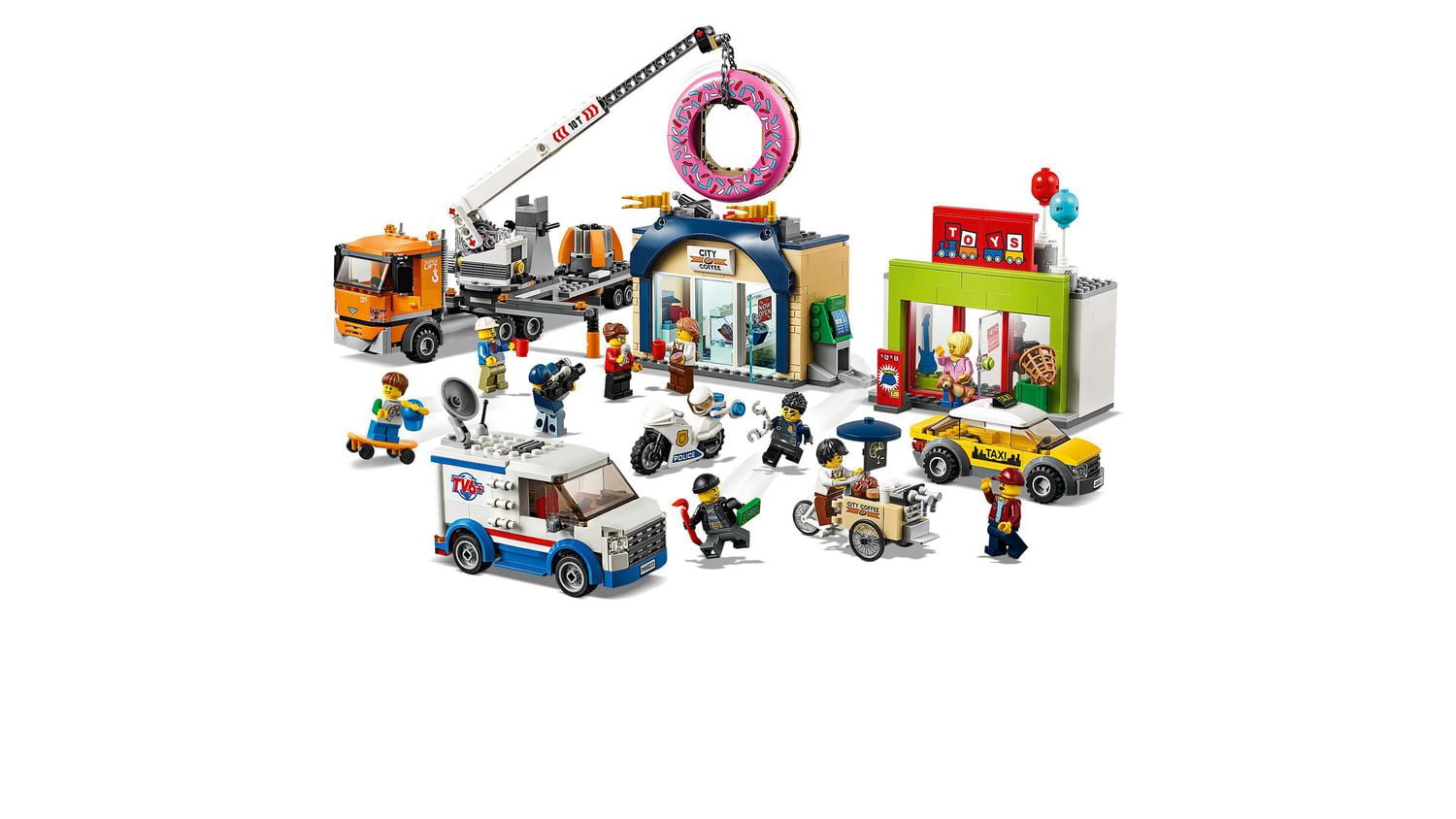 LEGO City Donut Shop Opening 60233 Toy Building Kit Walmart