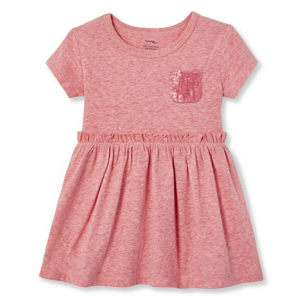 Baby Girls' Sequin Pocket Dress Walmart.ca