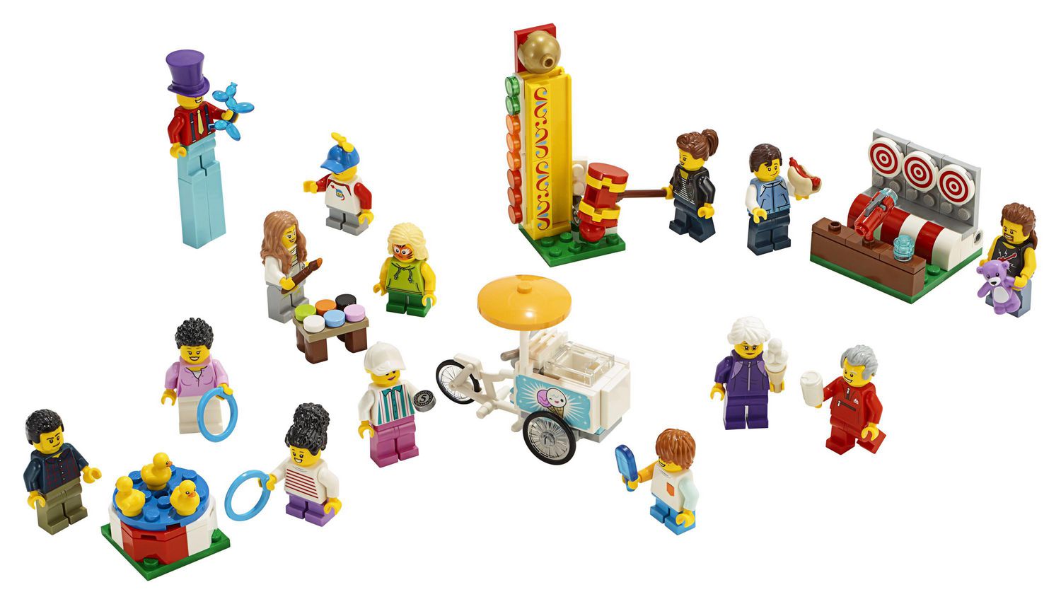 LEGO® City People Pack – Fun Fair 60234 Toy Building Kit (183 Piece) 
