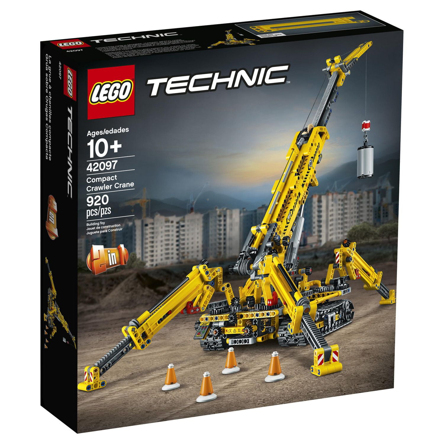 LEGO Technic Compact Crawler Crane 42097 Toy Building Kit (920