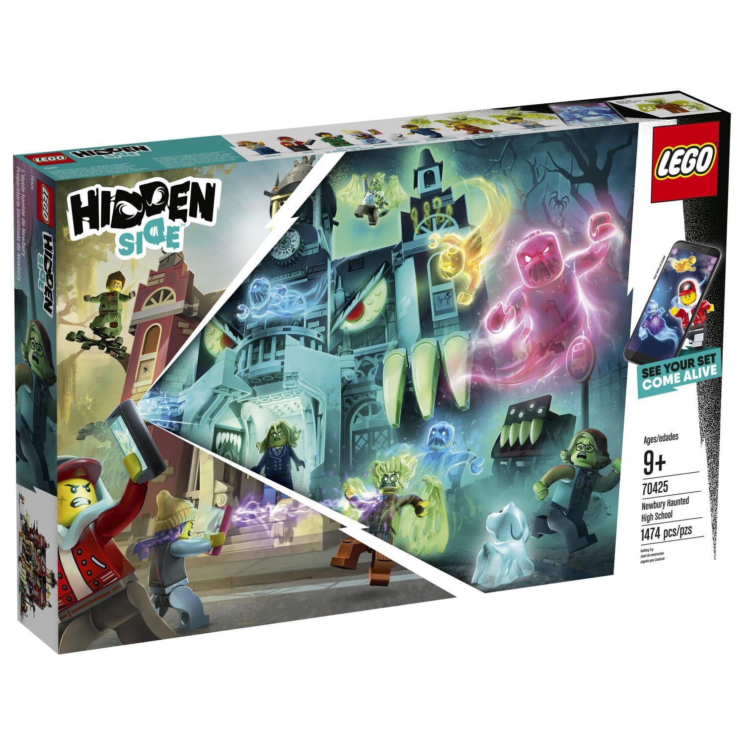 LEGO Hidden Side Newbury Haunted High School 70425 Toy Building Kit Walmart