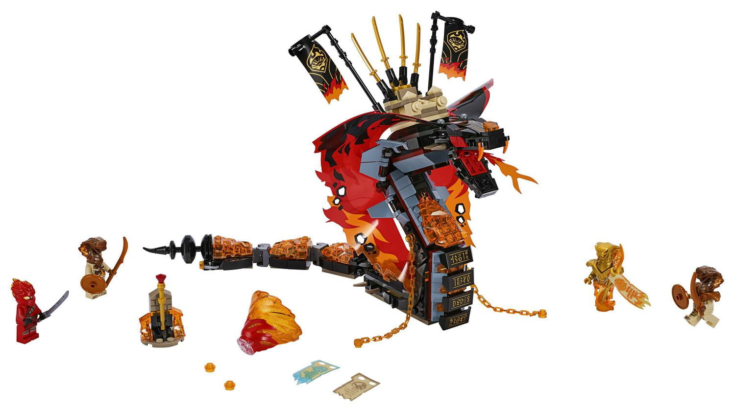 lego ninjago fire fang walmart