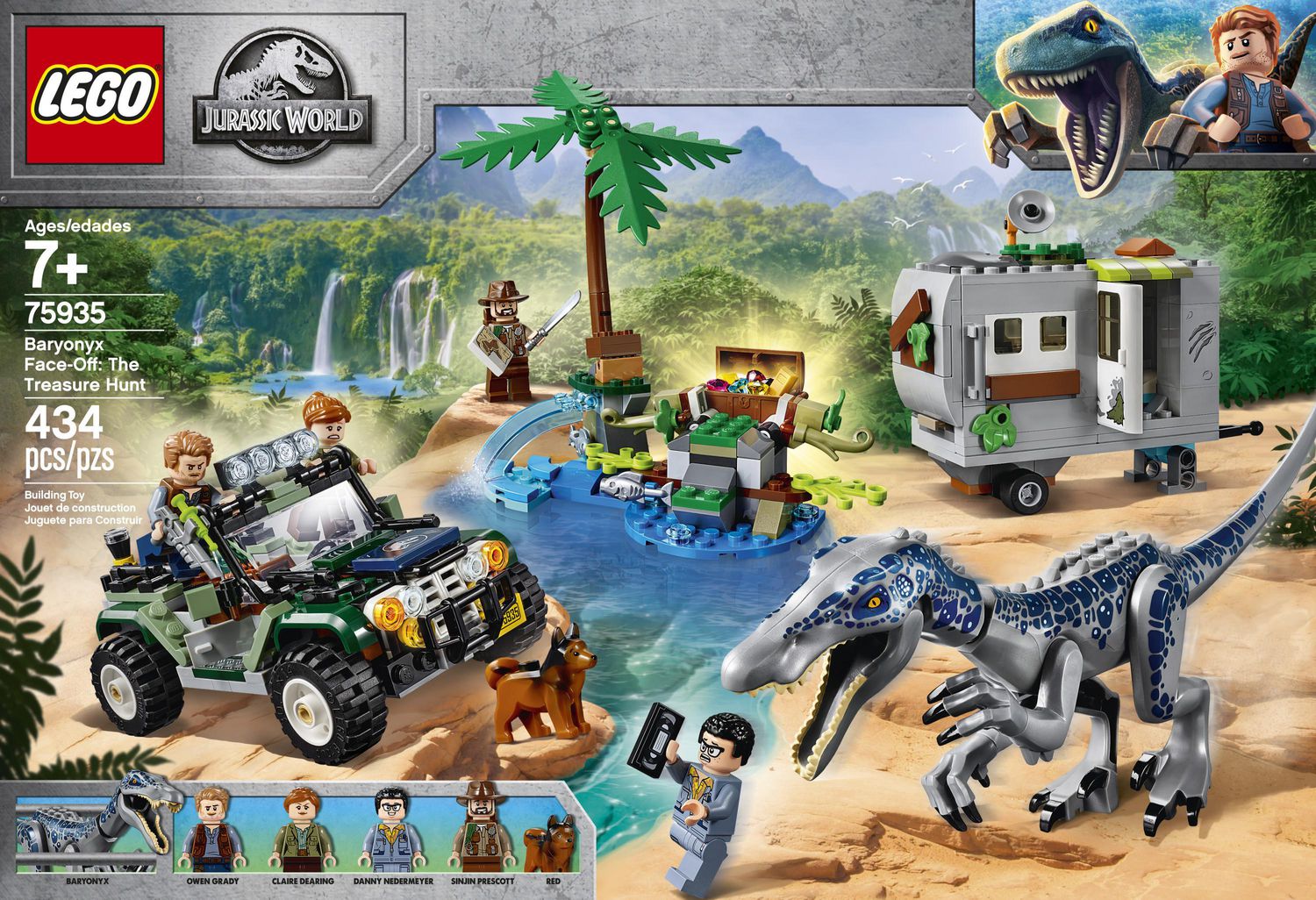 Lego Jurassic World Baryonyx Treasure Hunt Building Block Set (75935) | Walmart Canada