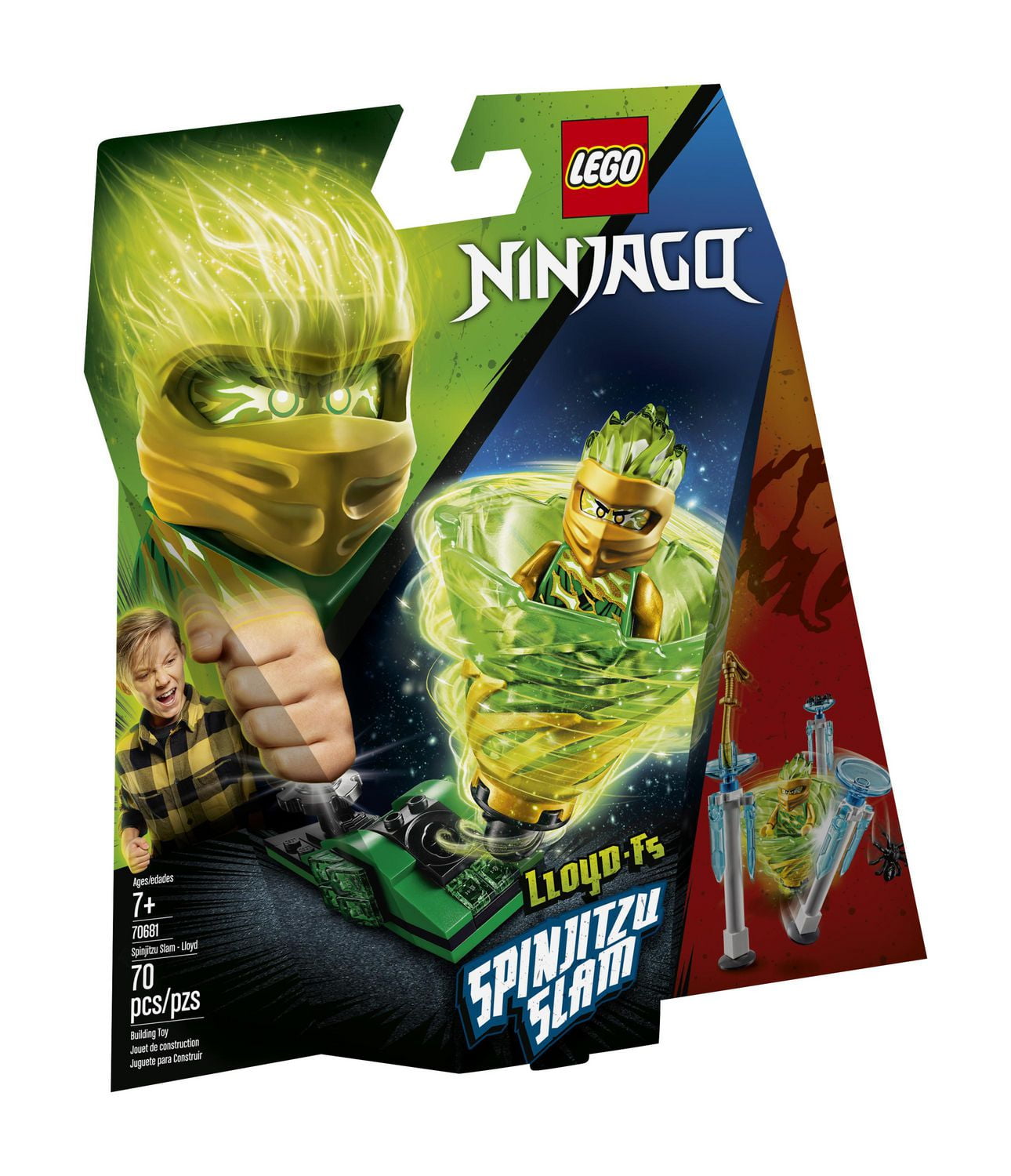 LEGO NINJAGO Spinjitzu Slam - Lloyd 70681 Ninja Toy Building Kit 