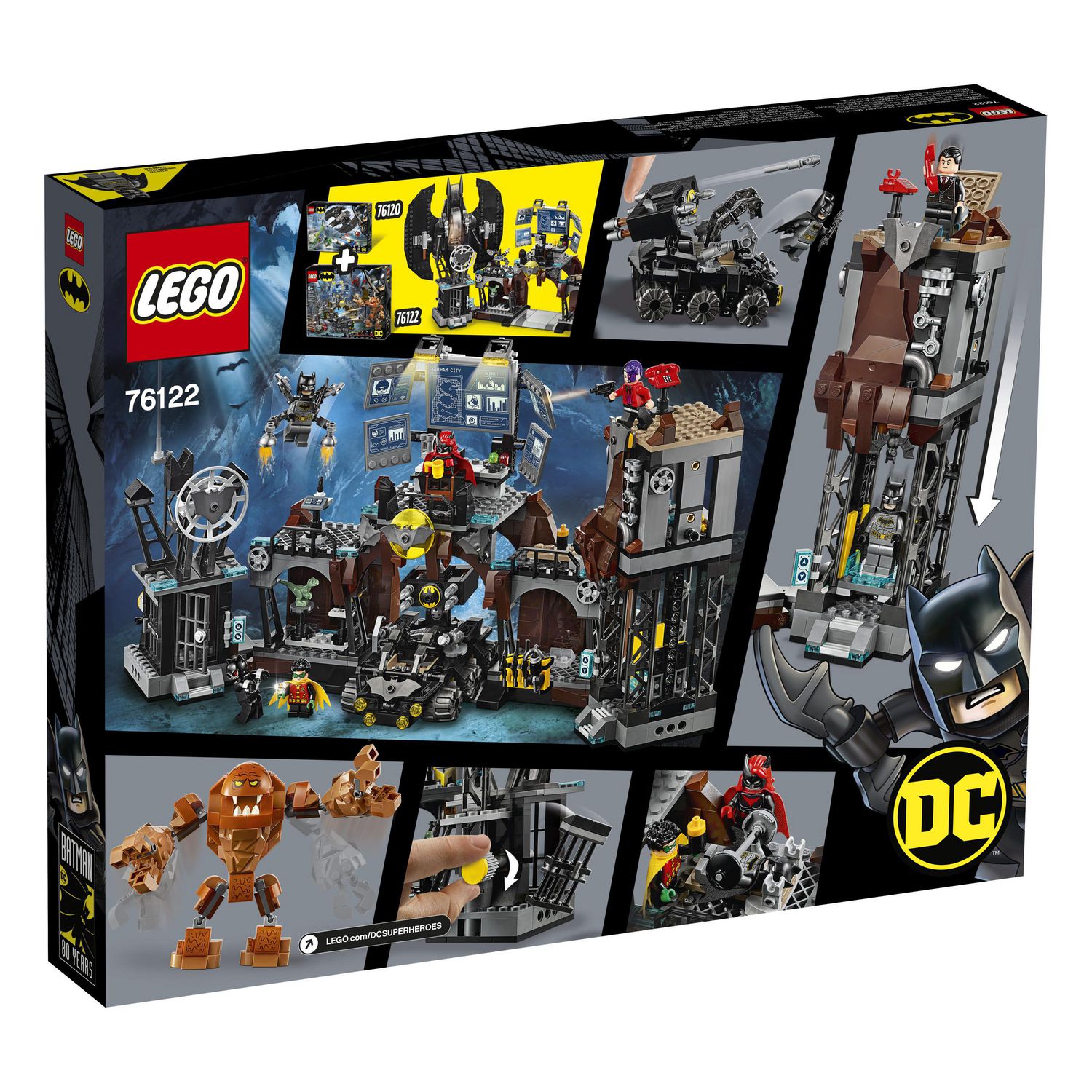 LEGO DC Batman Batcave Clayface Invasion 76122 Toy Building Kit