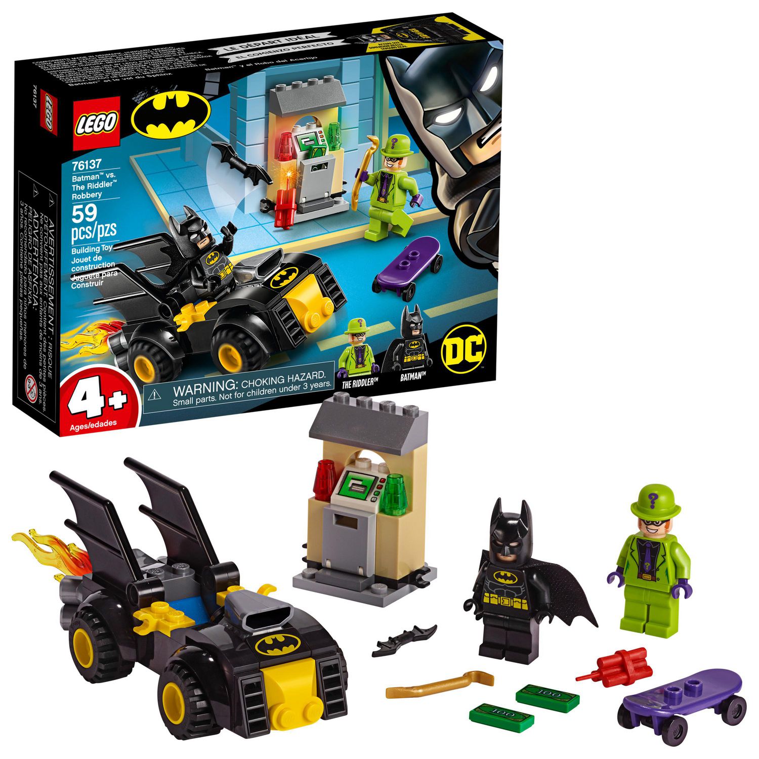 LEGO DC Batman: Batman vs. The Riddler Robbery 76137 Toy Building Kit (59  Piece) | Walmart Canada