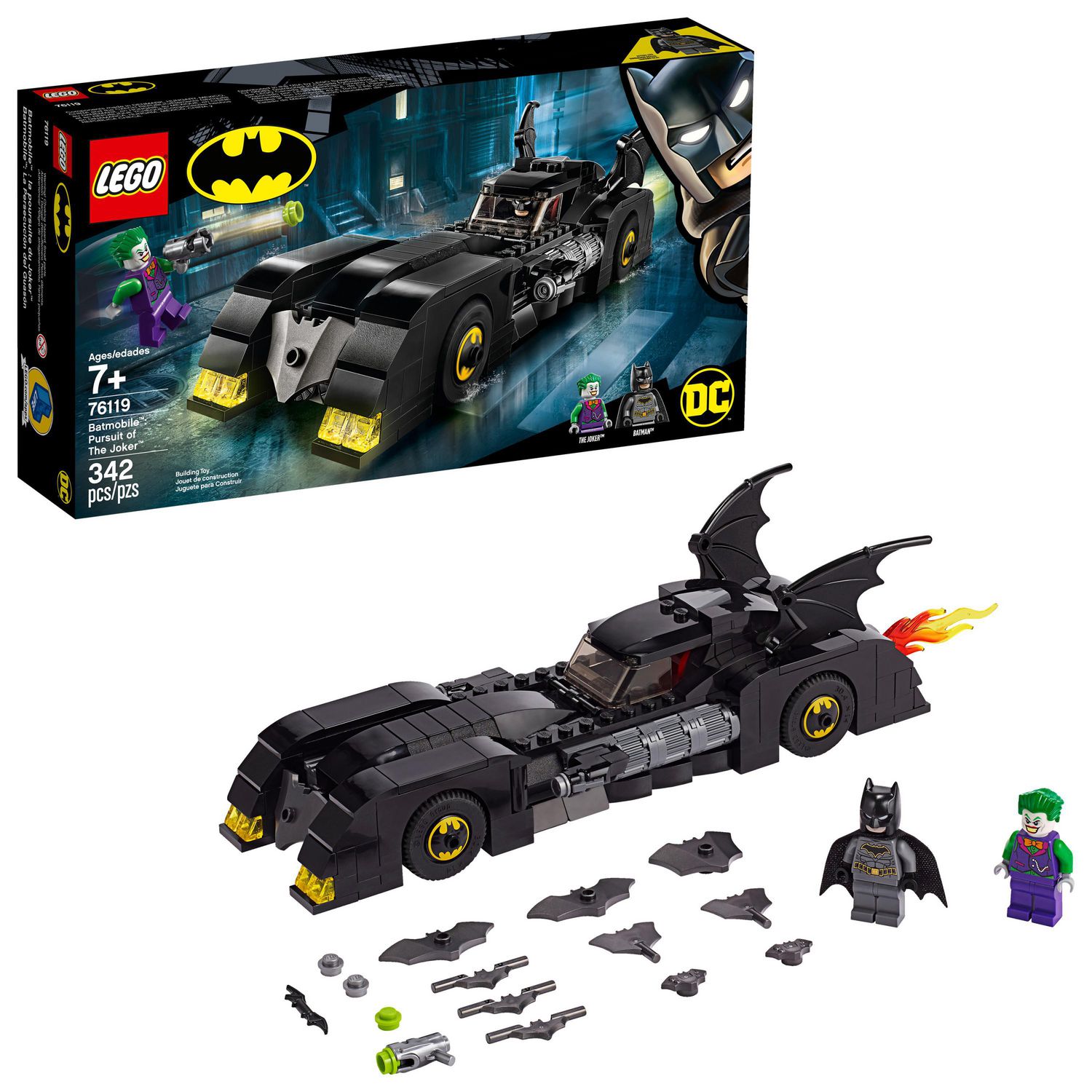 LEGO DC Batman Batmobile: Pursuit of The Joker 76119 Toy Building Set |  Walmart Canada