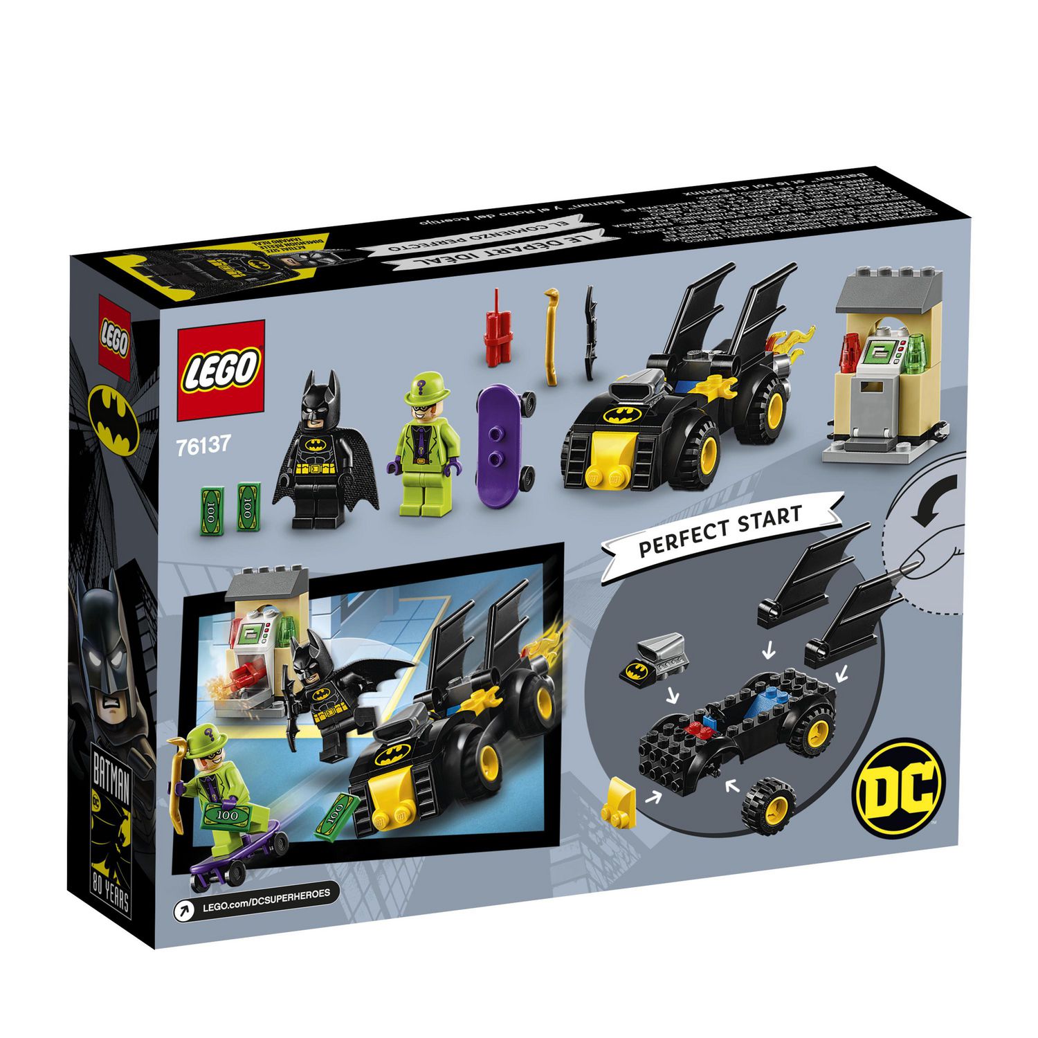 LEGO DC Batman: Batman vs. The Riddler Robbery 76137 Toy Building 