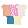 thumbnail image 2 of George Toddler Girls' Tee 5-Pack, 2 of 2