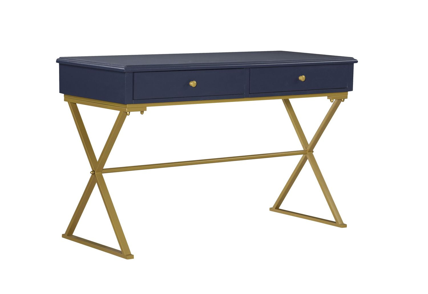 small navy blue desk