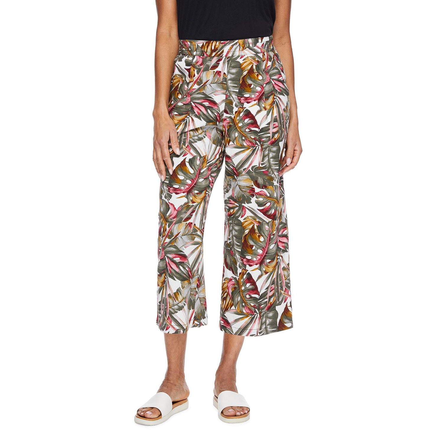 Iyla Women's Linen Gaucho, Sizes XS-XXL