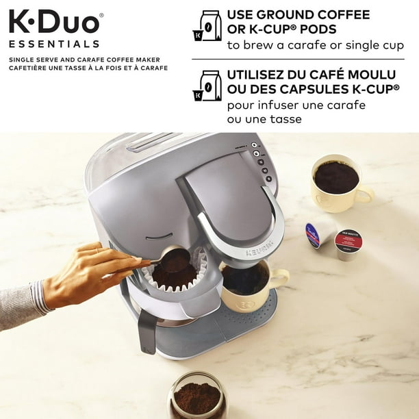 Secure Waste Jumping jack Keurig K-Duo Essentials Single Serve K-Cup Pod & Carafe Coffee Maker -  Walmart.ca