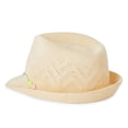 thumbnail image 2 of George Girls' Straw Fedora, 2 of 2