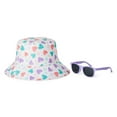 thumbnail image 2 of Fun Zone Toddler Girls' Bucket Hat 2-Piece Set, 2 of 2
