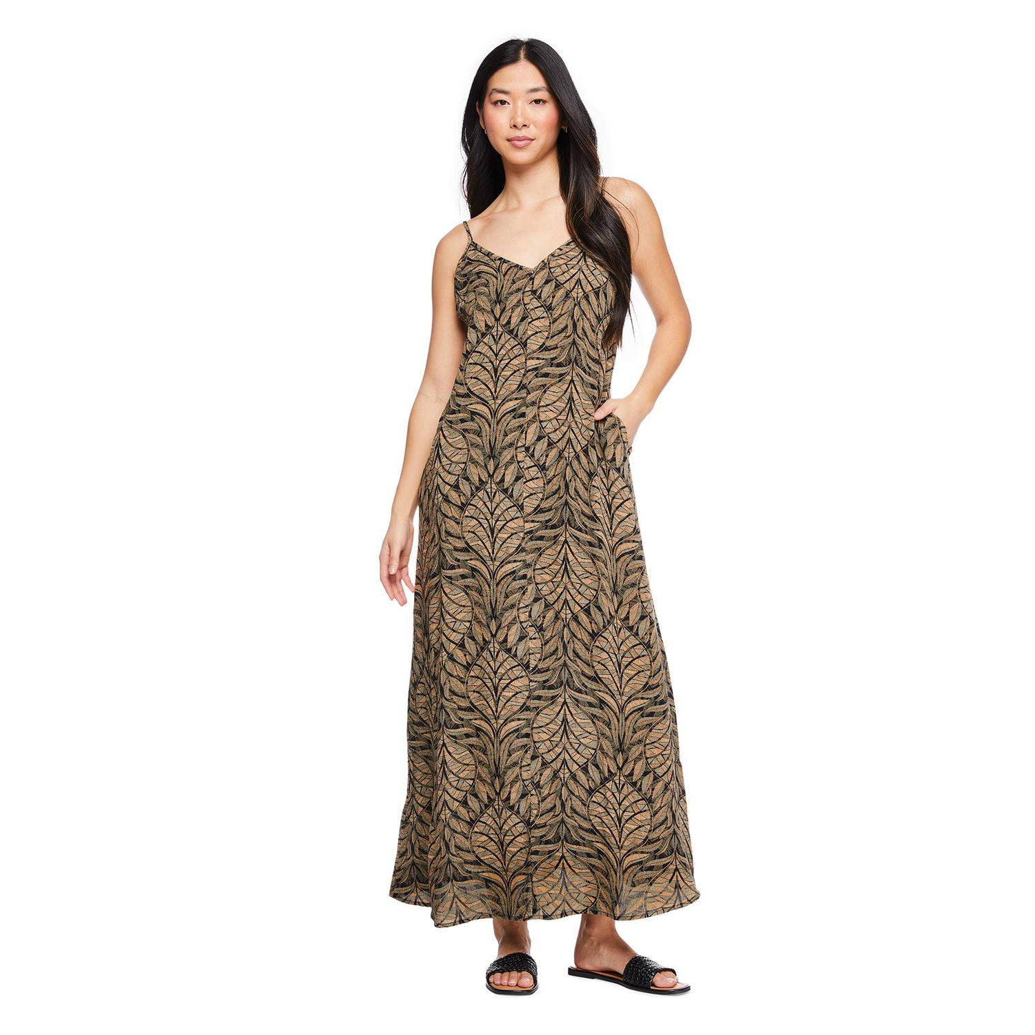 George Women's Crinkled Maxi Dress
