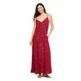 thumbnail image 1 of Robe longue chiffonnée George pour femmes, 1 of 6