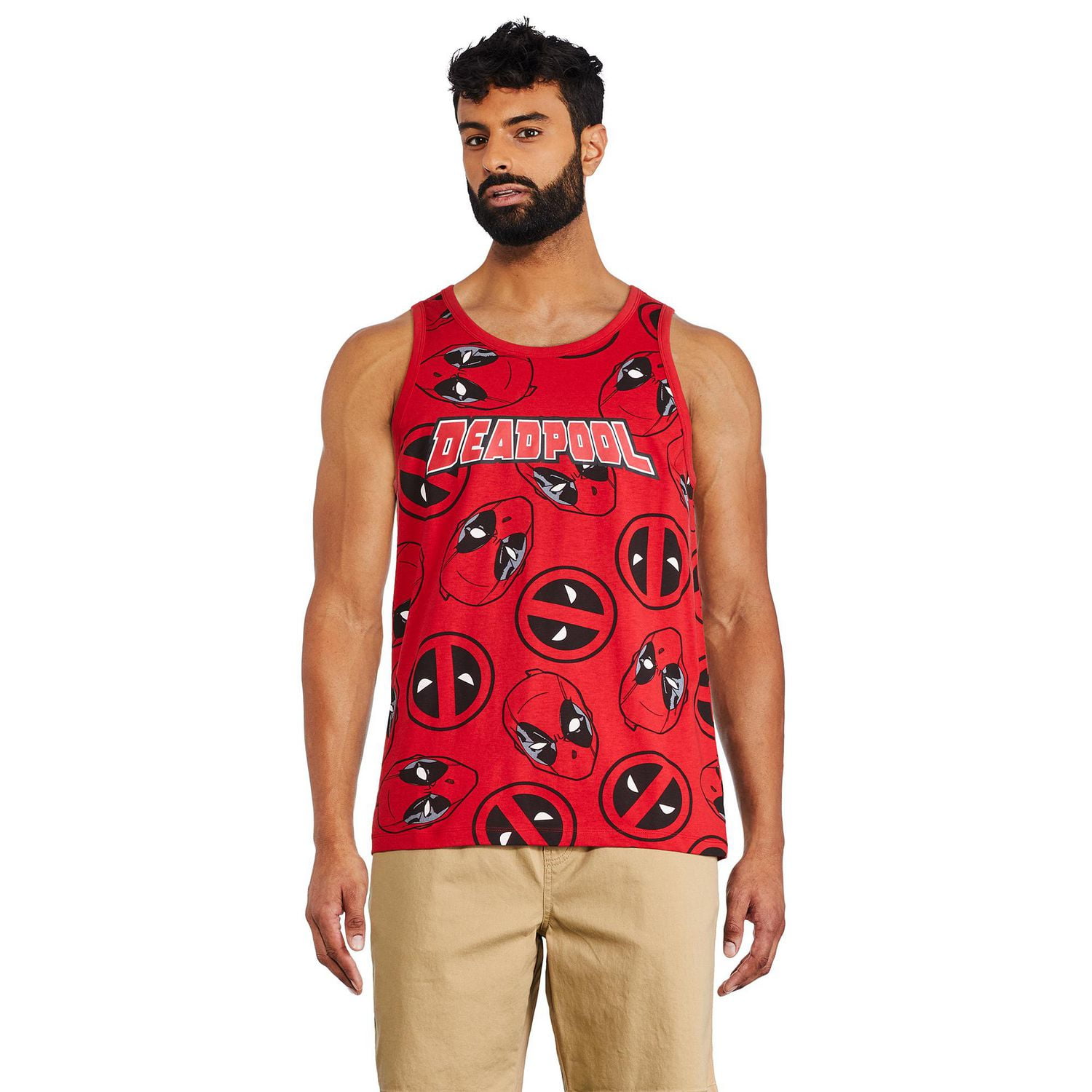 Marvel Men's Deadpool Tank, Sizes S-XL